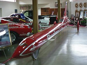 Budweiser rocket car